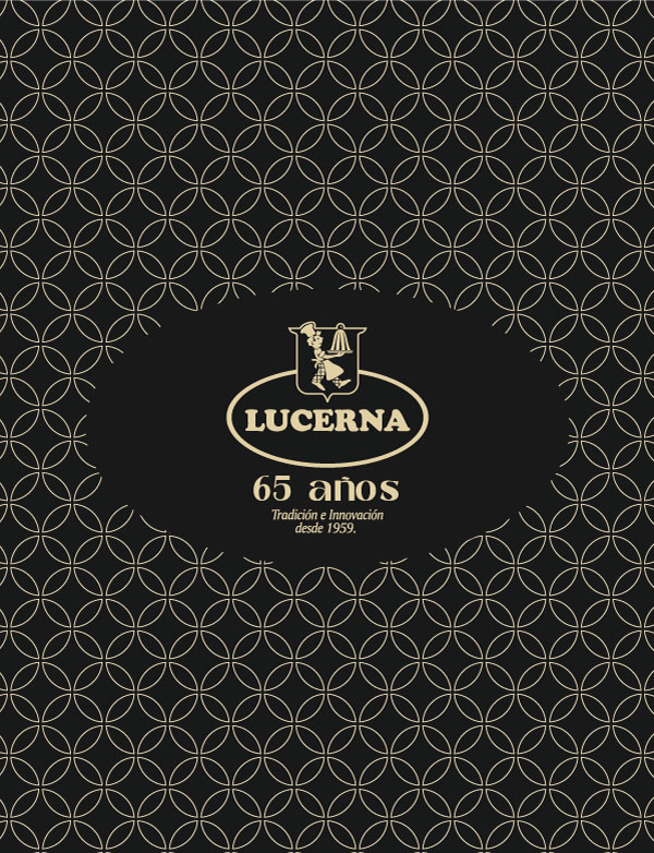 Portada carta menú Lucerna